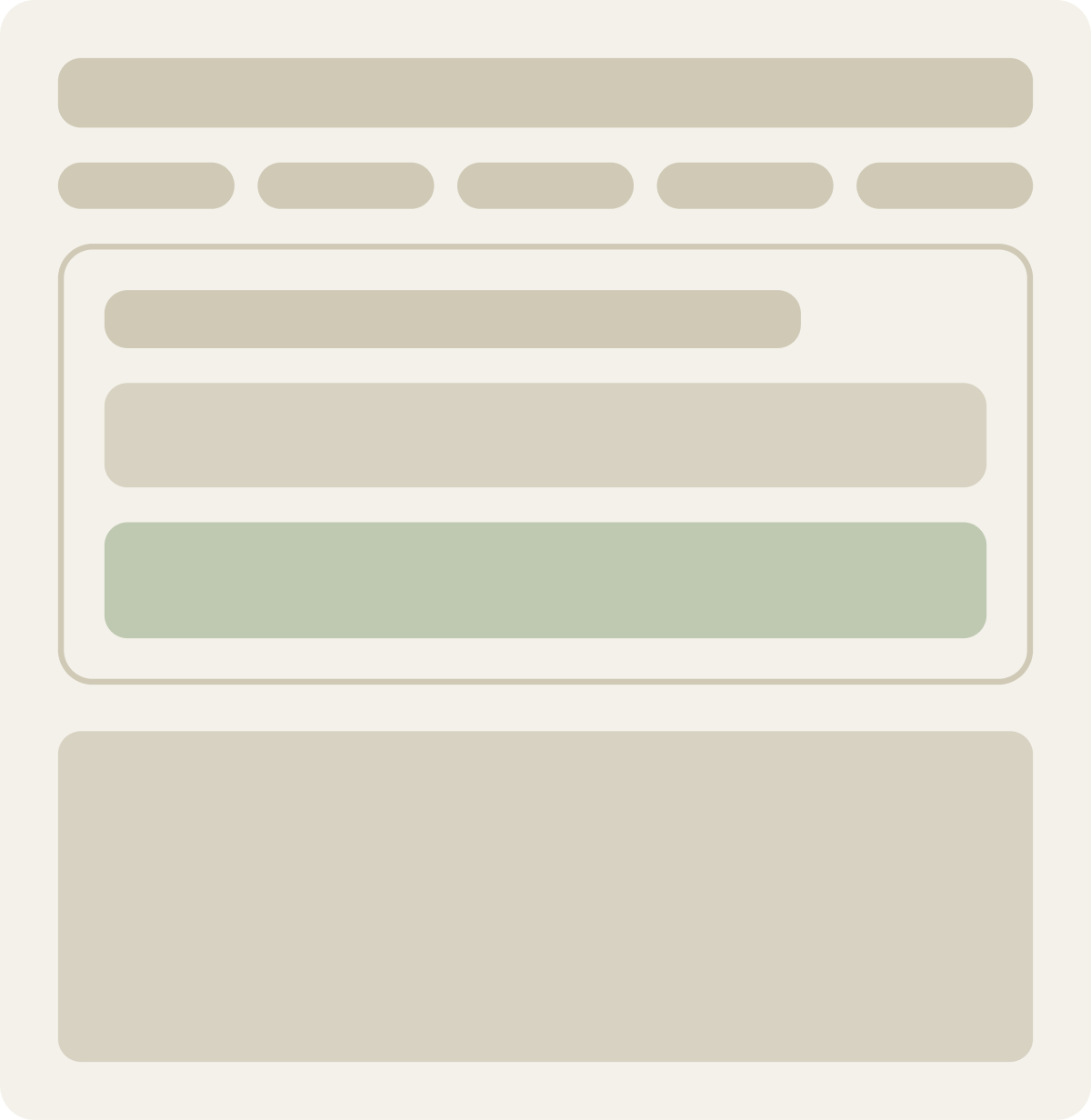 Control wireframe