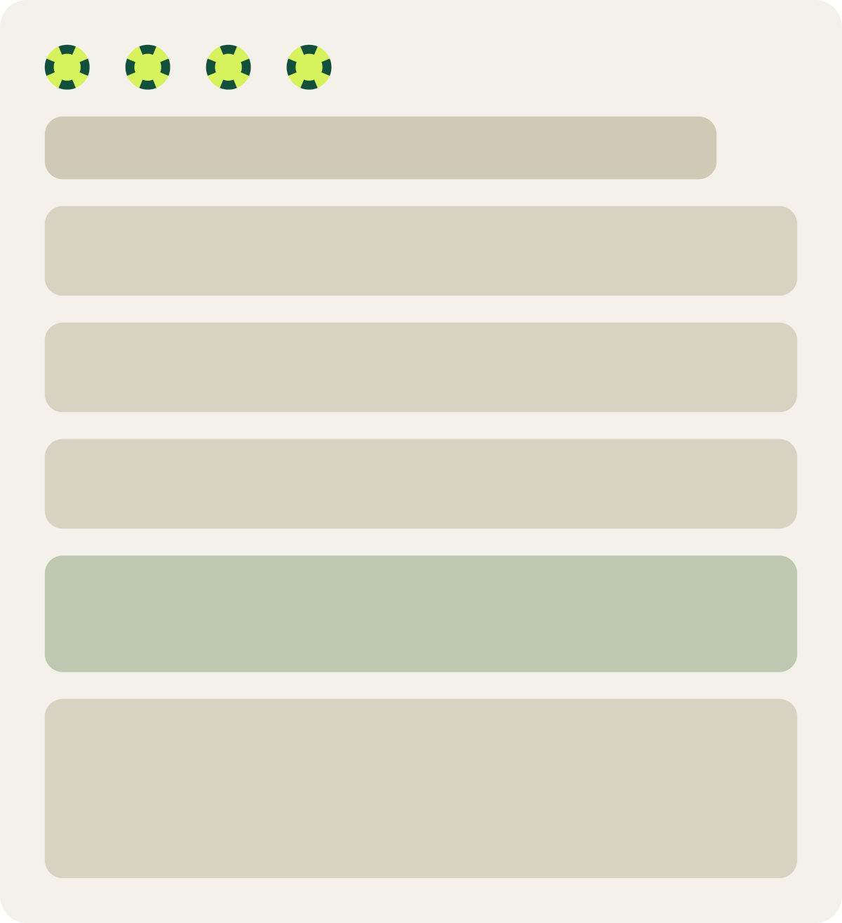 Var A: Shorter form wireframe