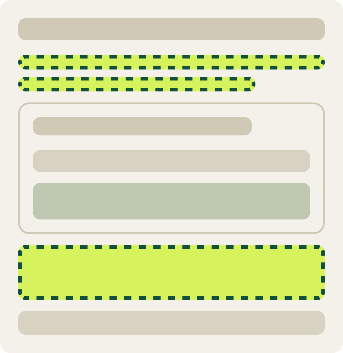 Var B: Var A + program explainer wireframe