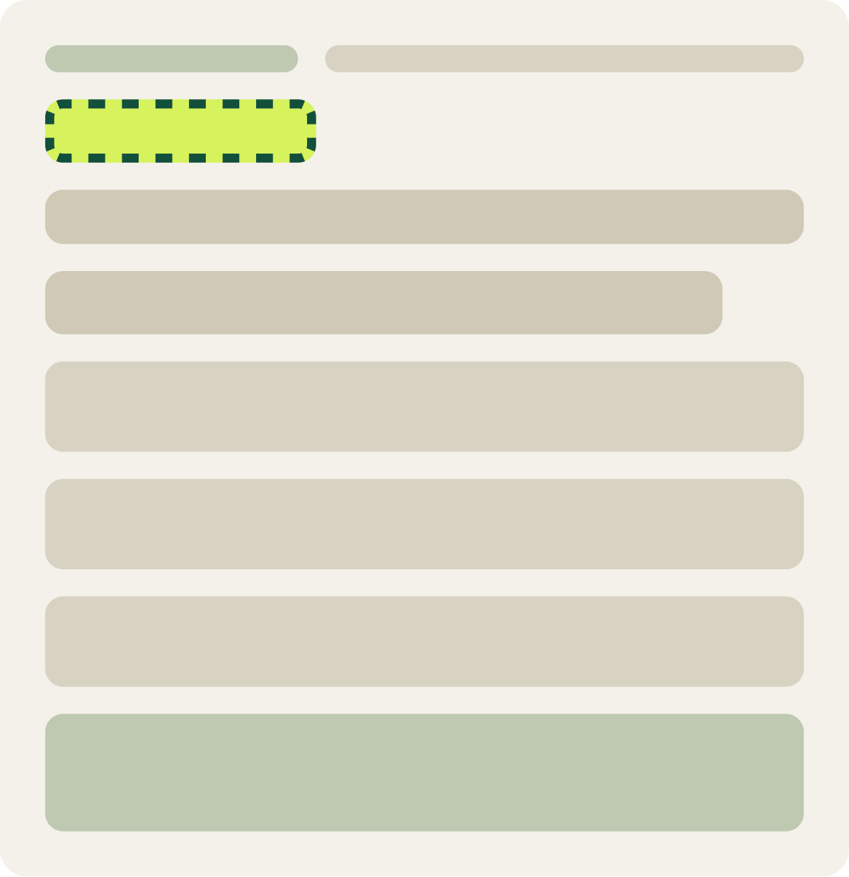 Var A: 5 minute timer wireframe