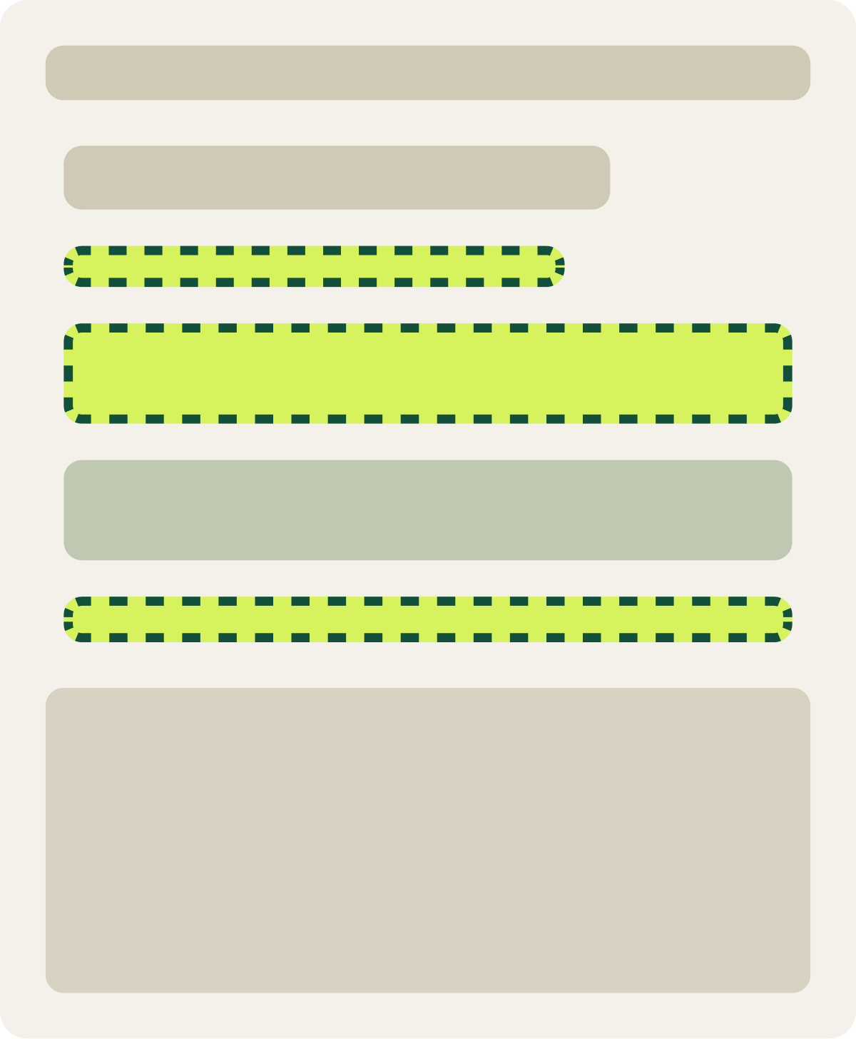 Var A: Fewer clicks, more focus wireframe