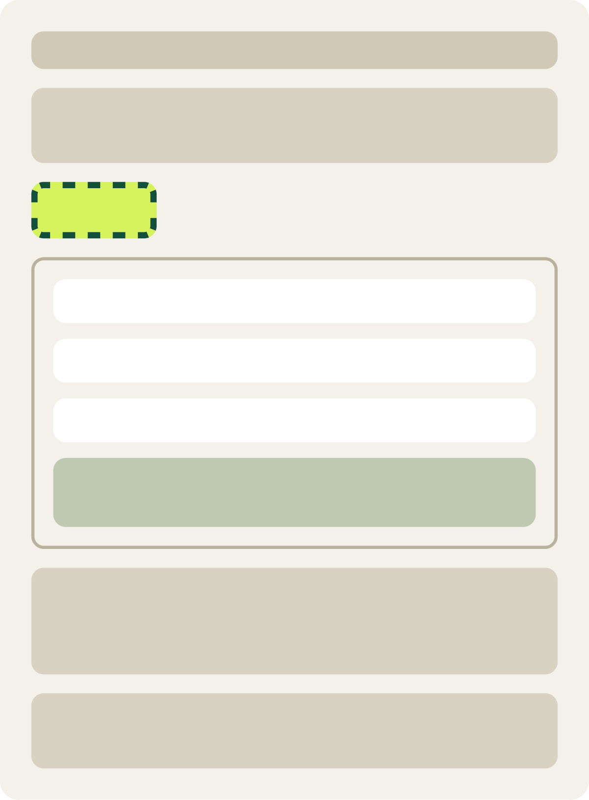 Var A: Seal moved up wireframe