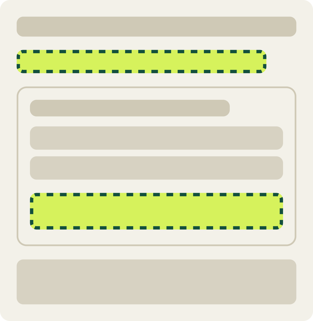 Var A: Back taxes wording wireframe