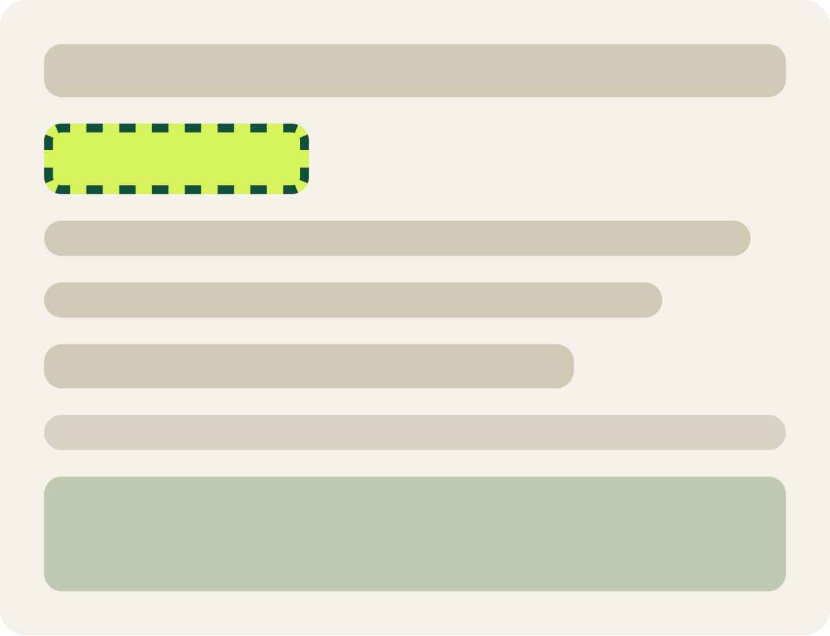 Var A: Trust seal wireframe
