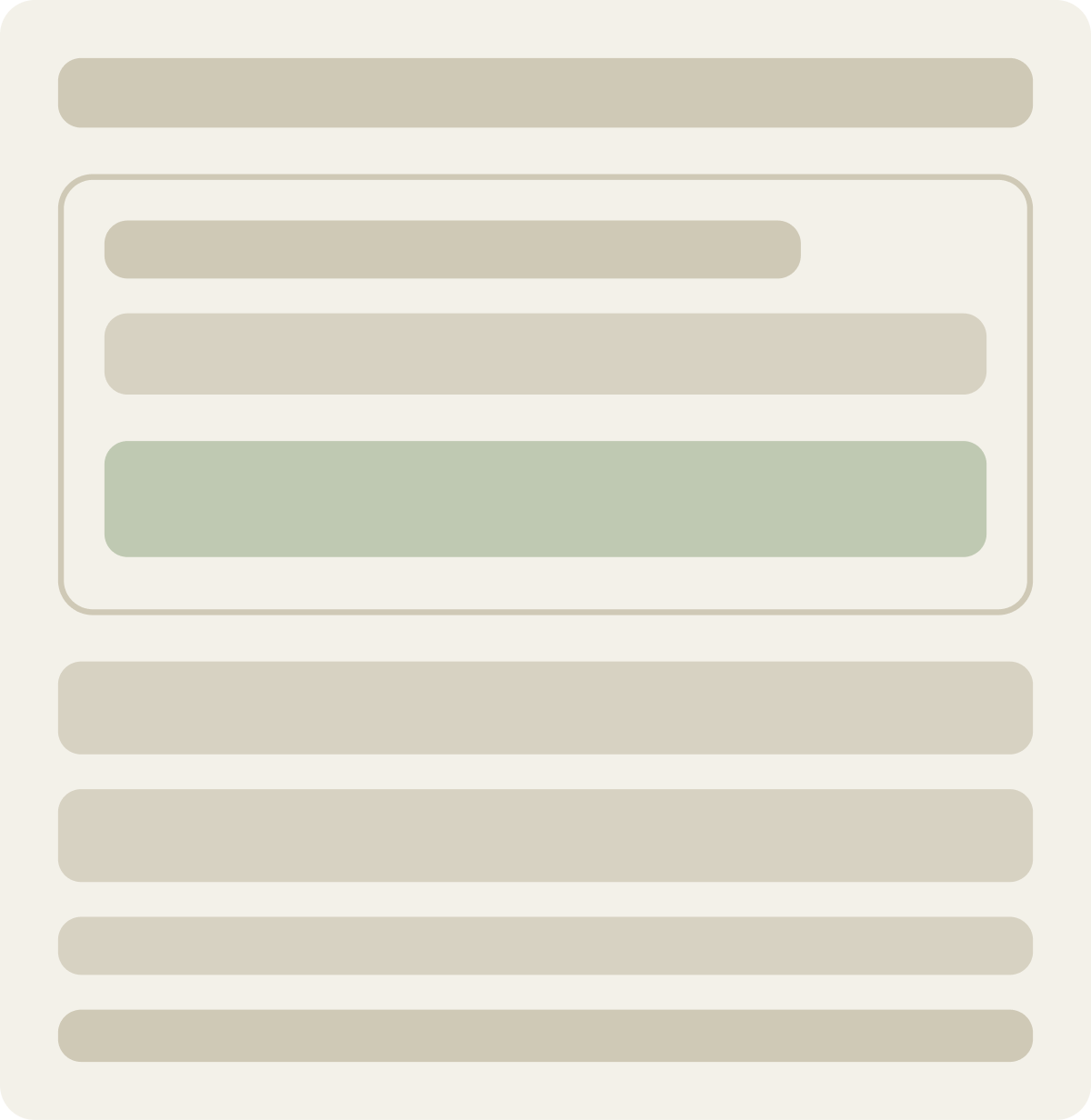 Control wireframe