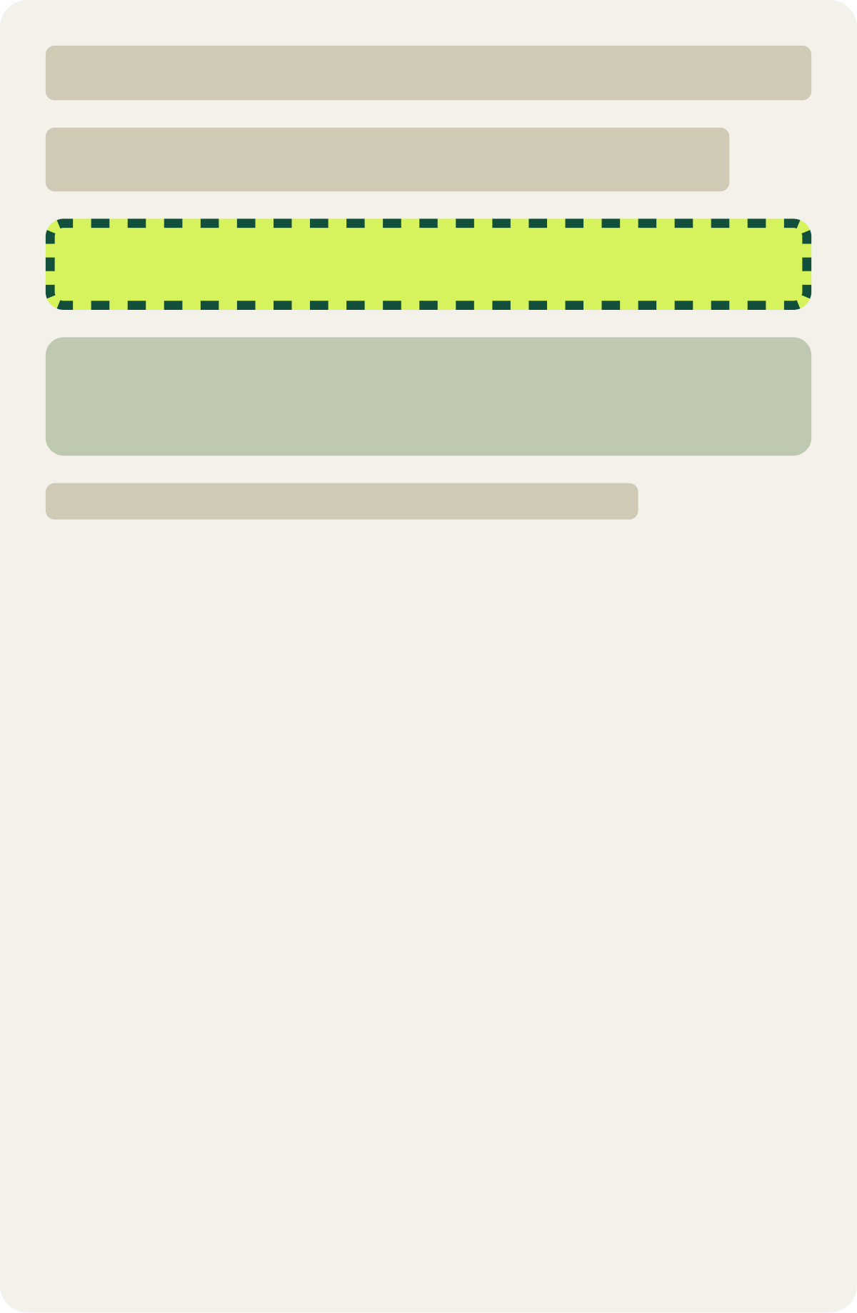 Var A: Focus on the slider wireframe