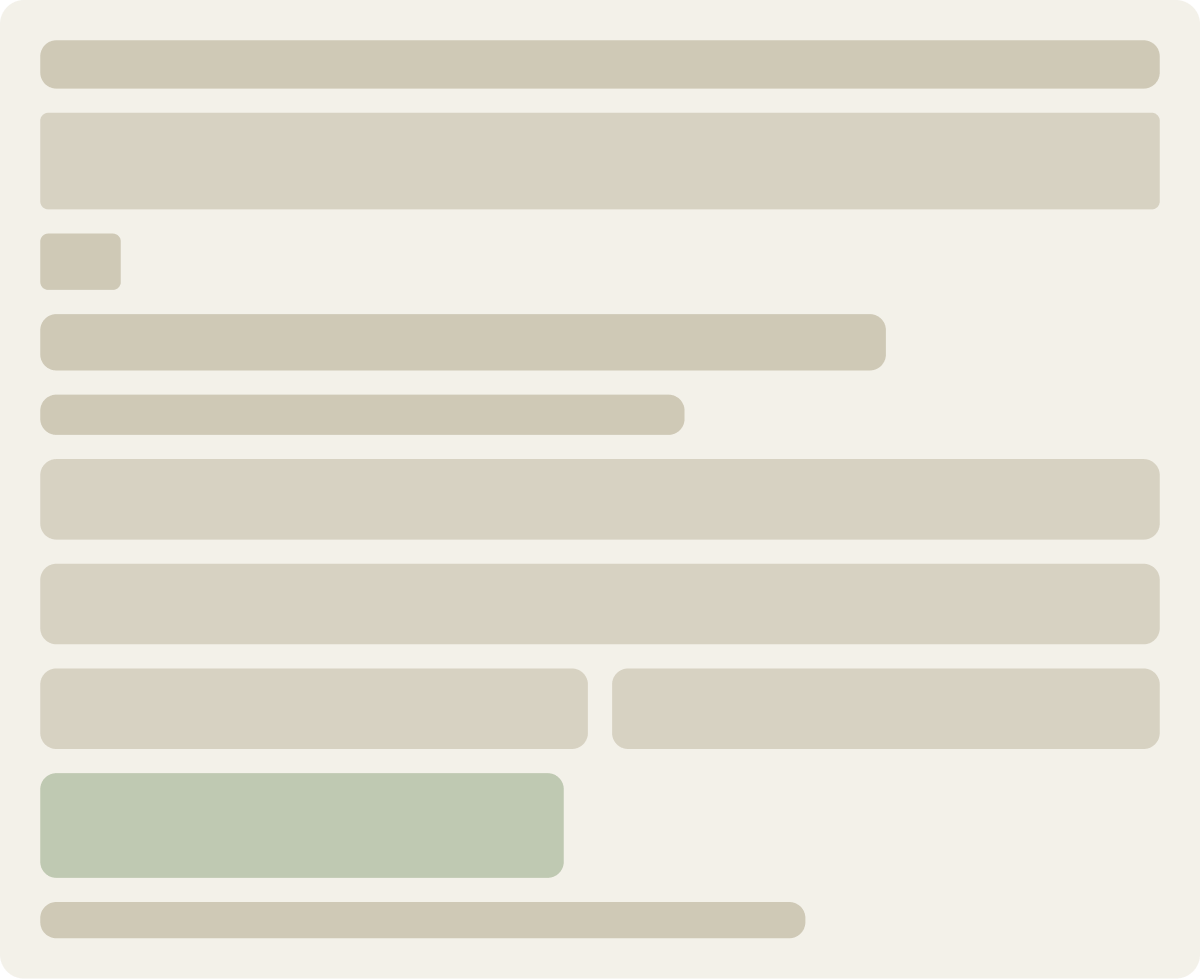 Control wireframe