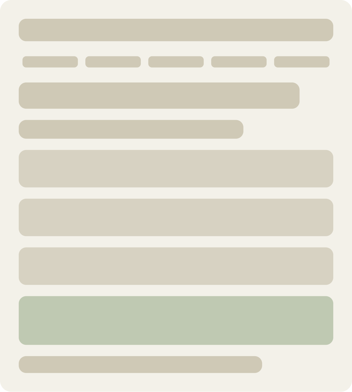 Control wireframe