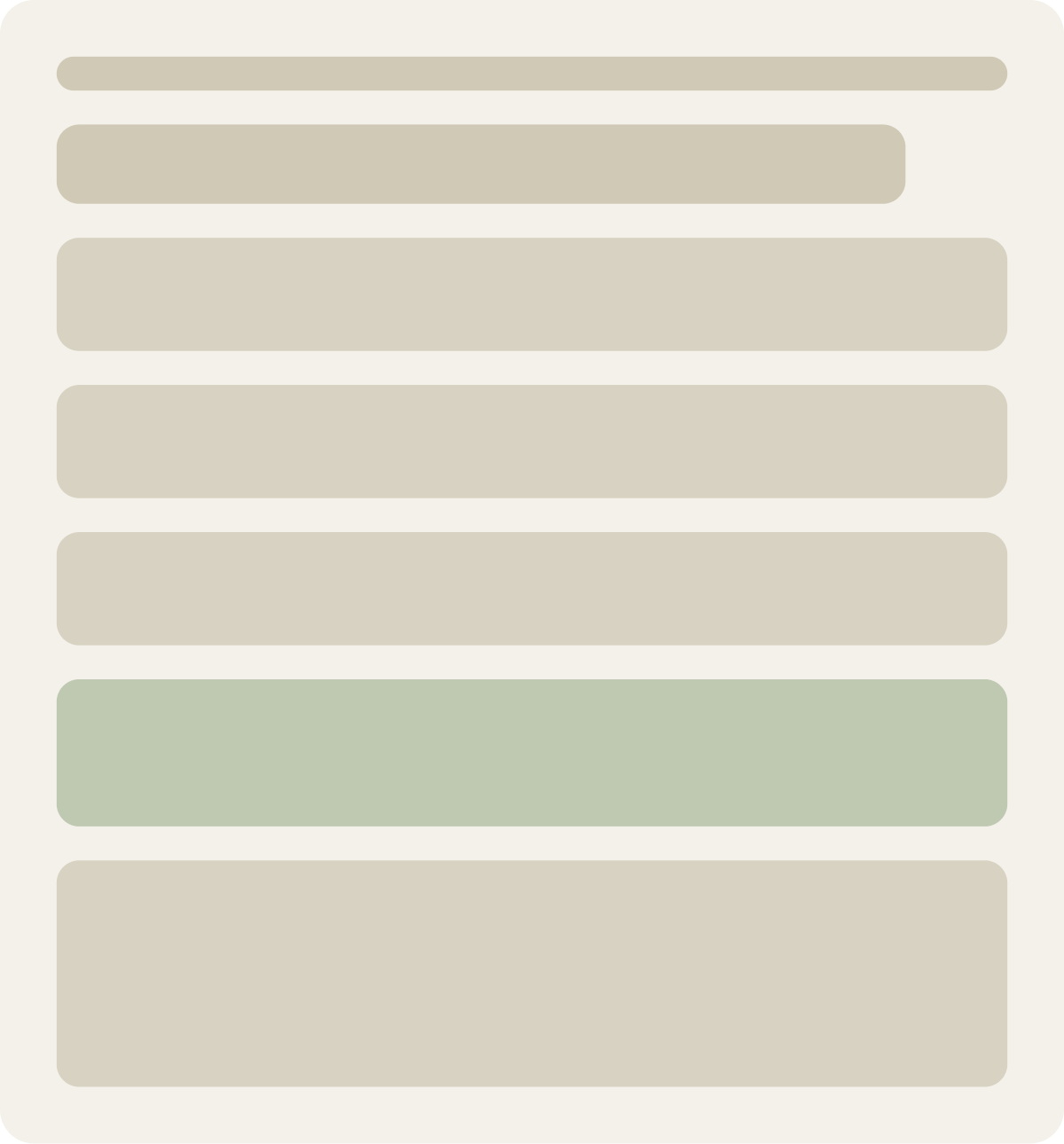 Control wireframe