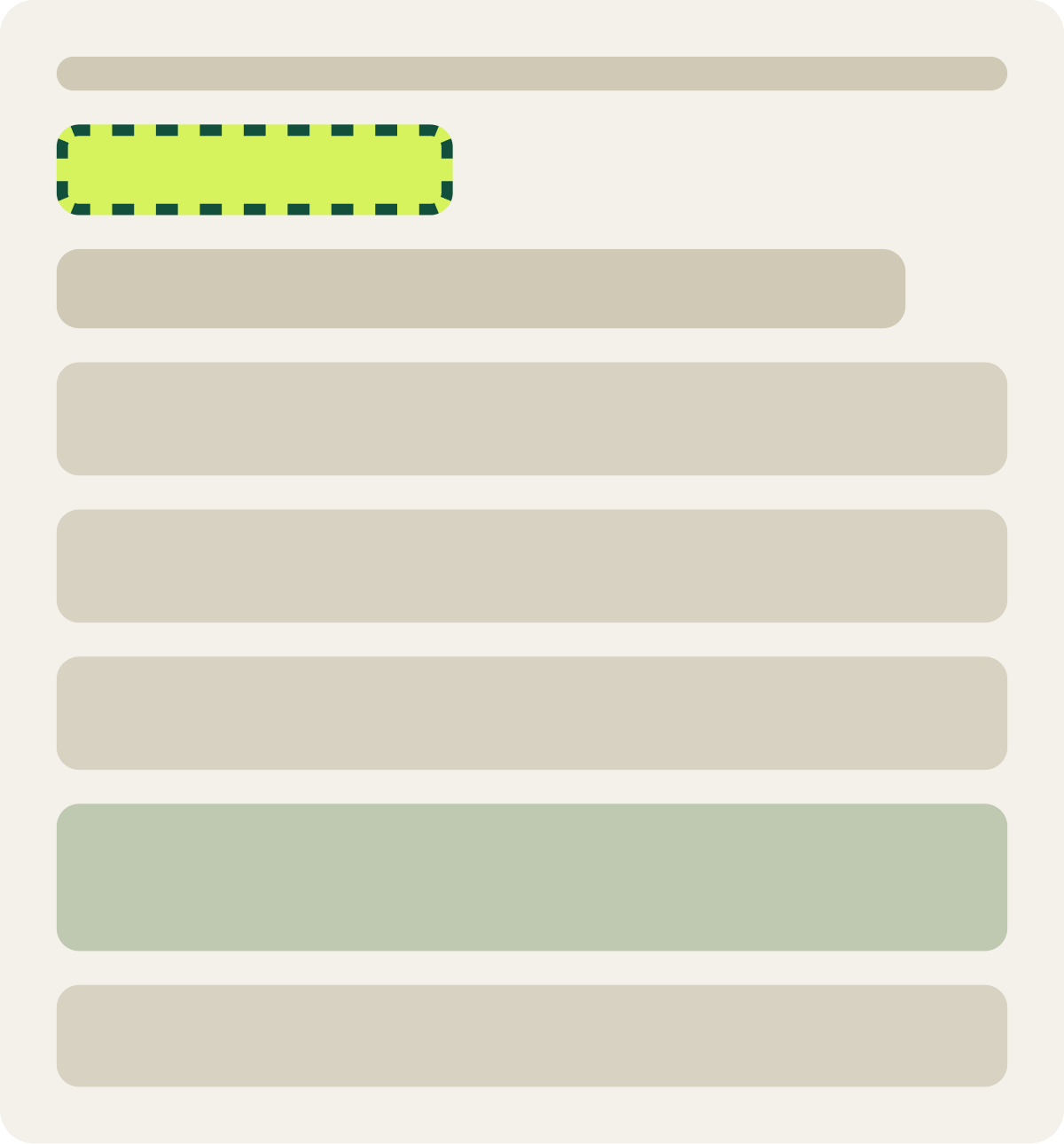 Var A: Countdown timer wireframe