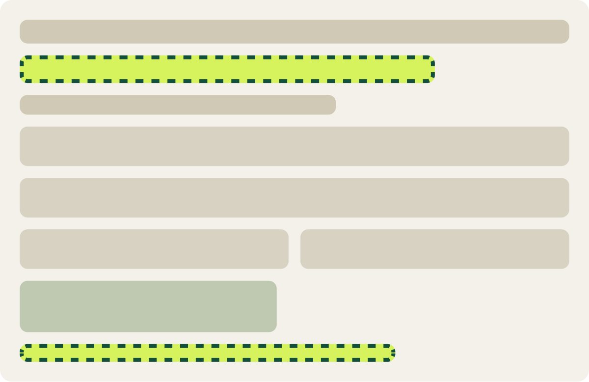 Var A: Back taxes wording wireframe