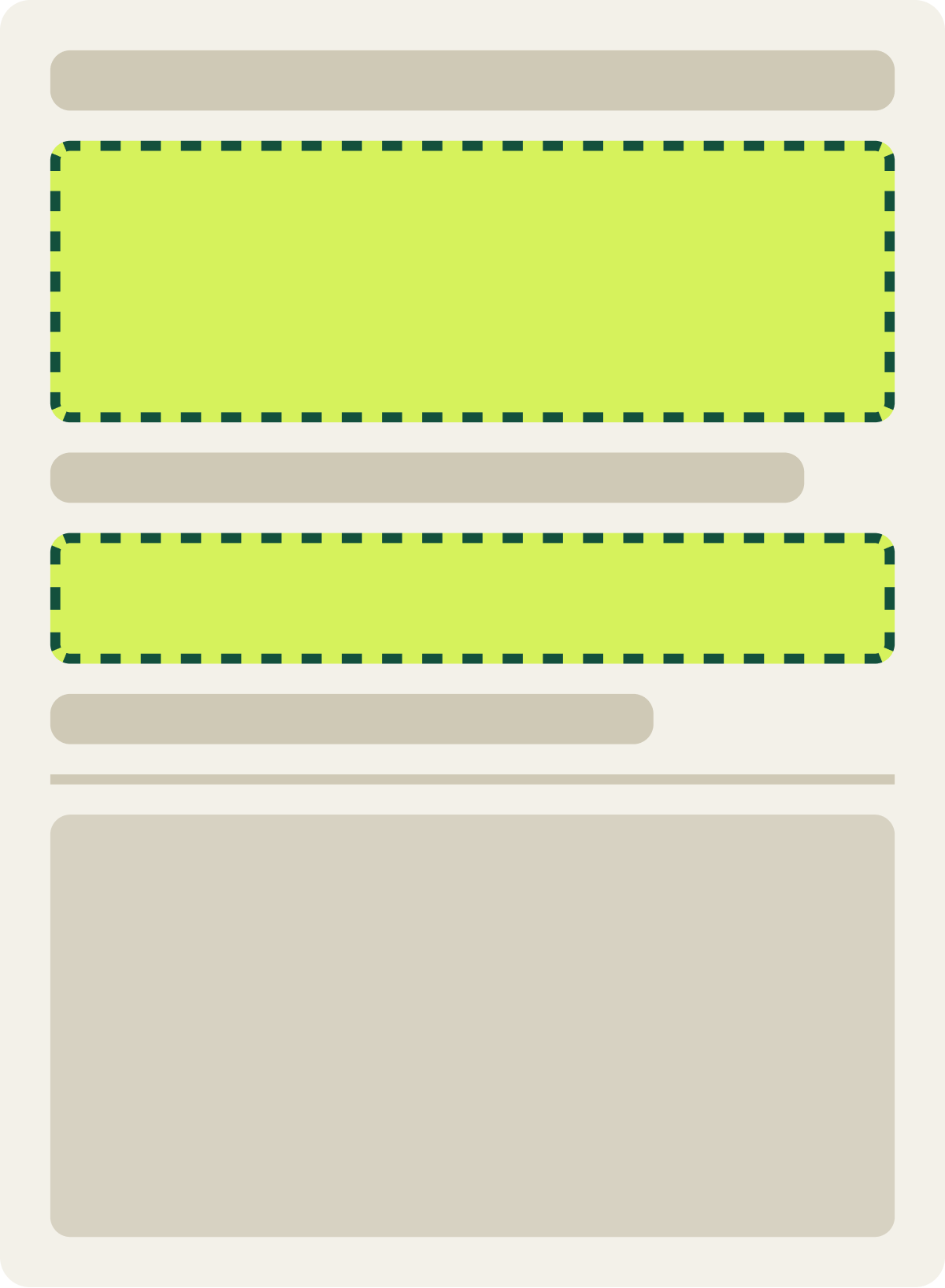 Var A: Funnel update wireframe