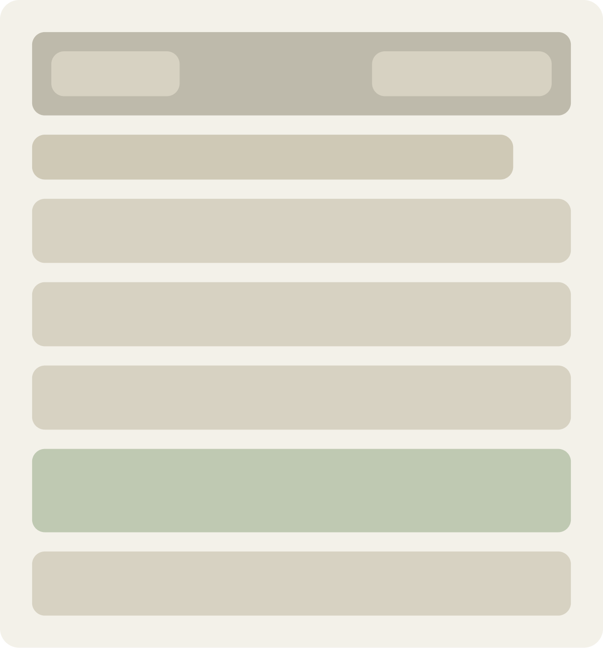 Control wireframe
