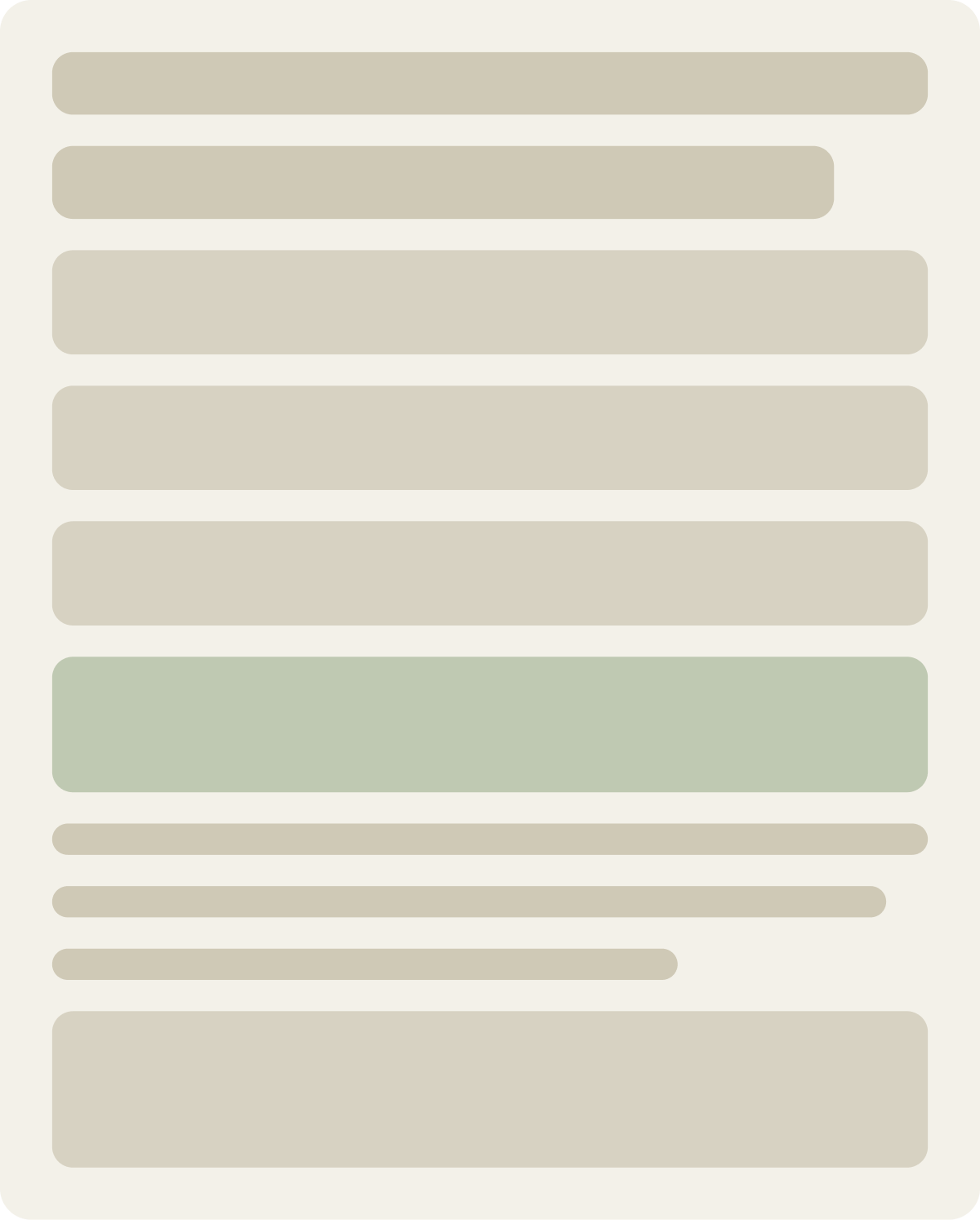 Control wireframe