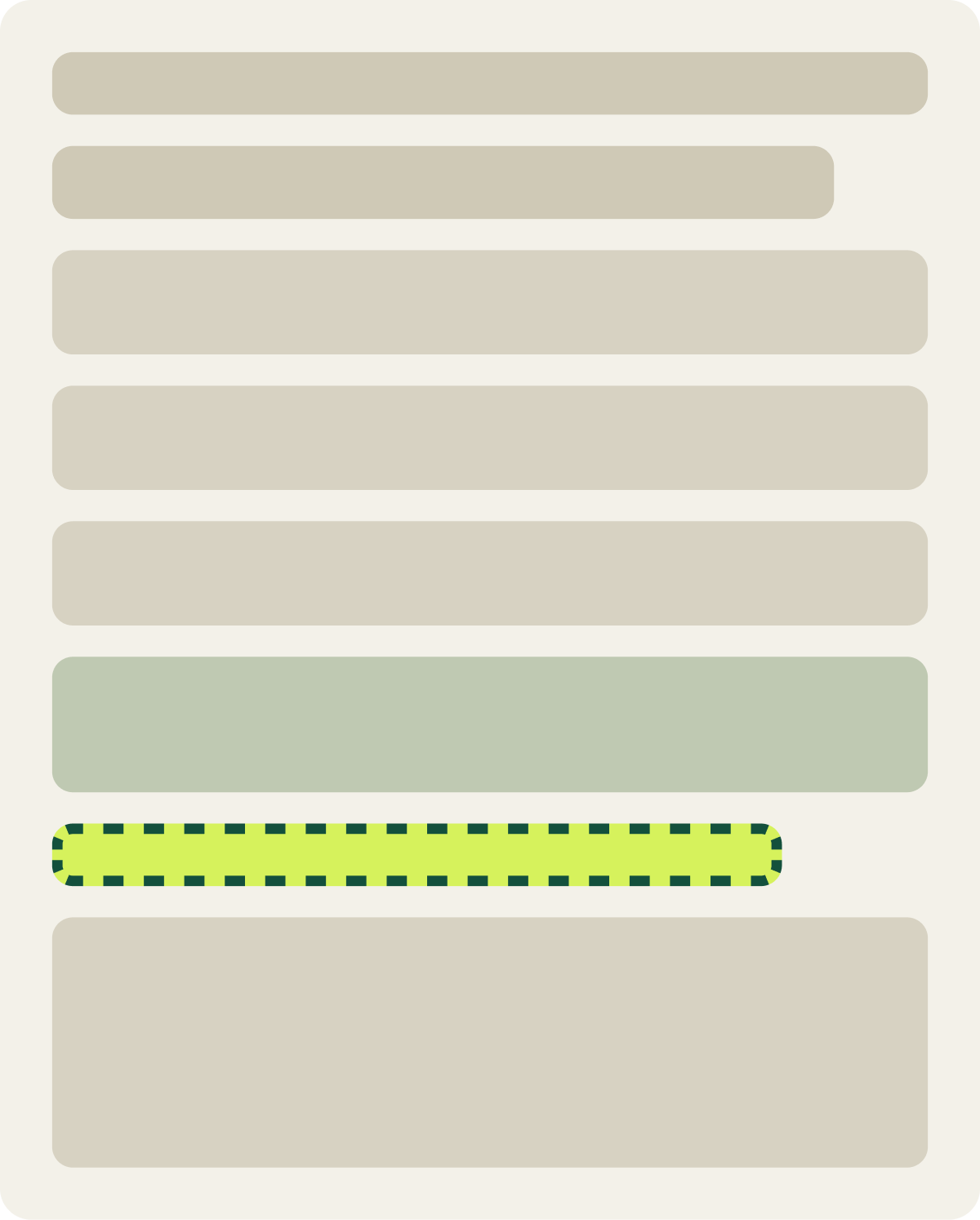 Var A: Disclaimer as a claim wireframe