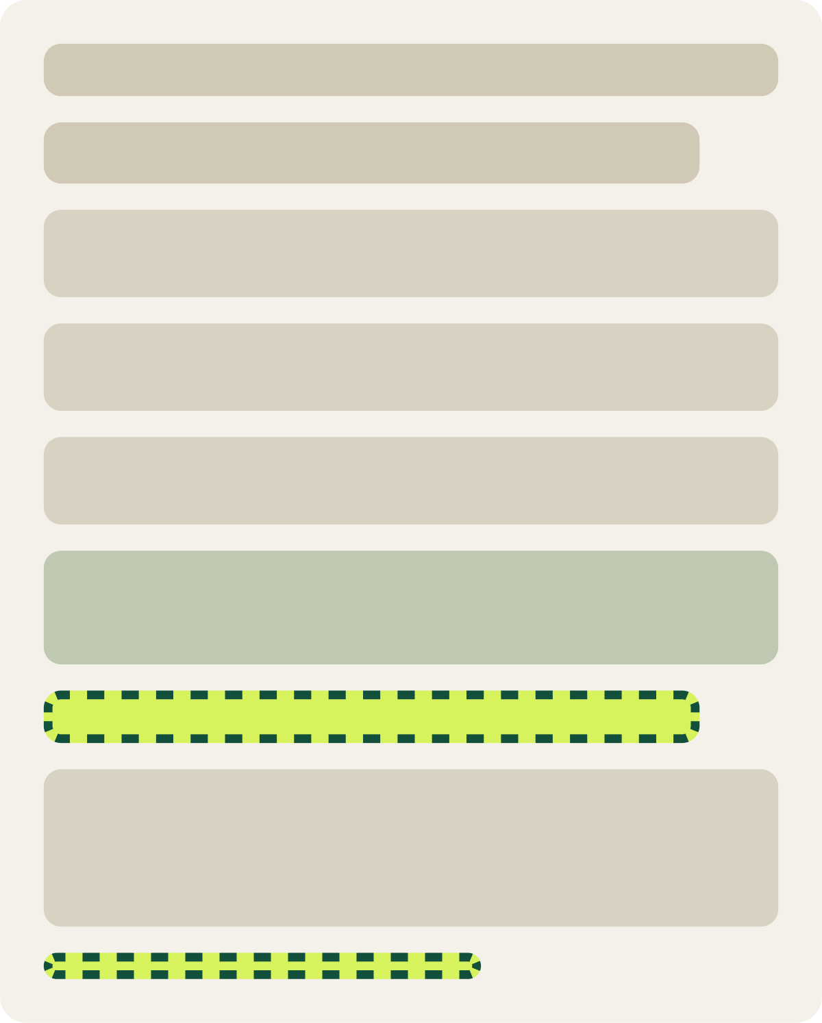 Var B: Fact with a footnote wireframe