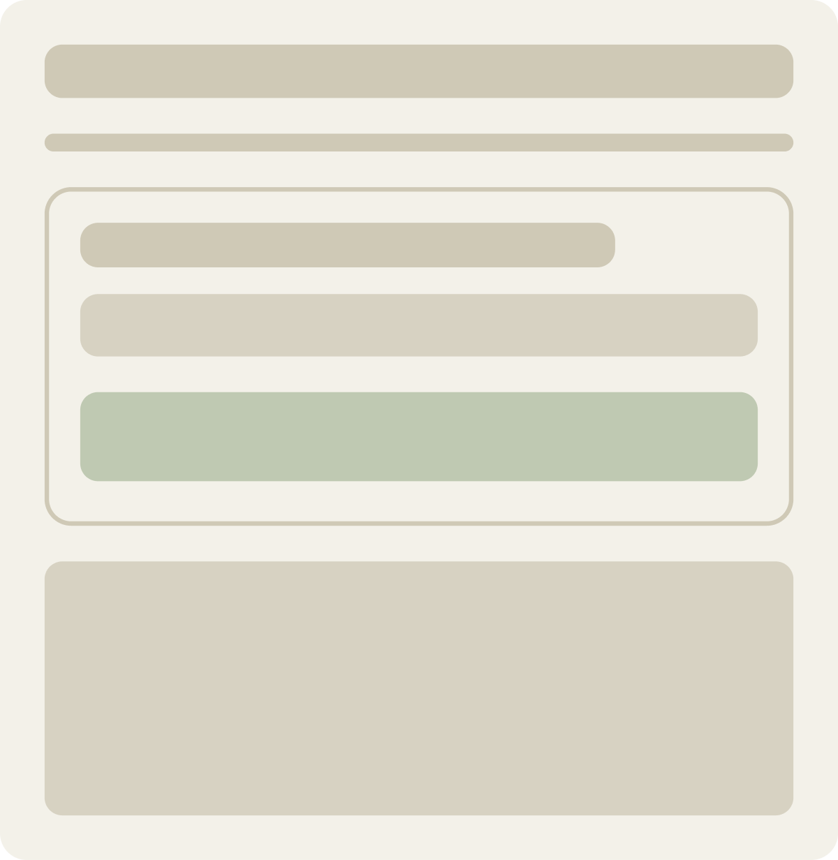 Control wireframe
