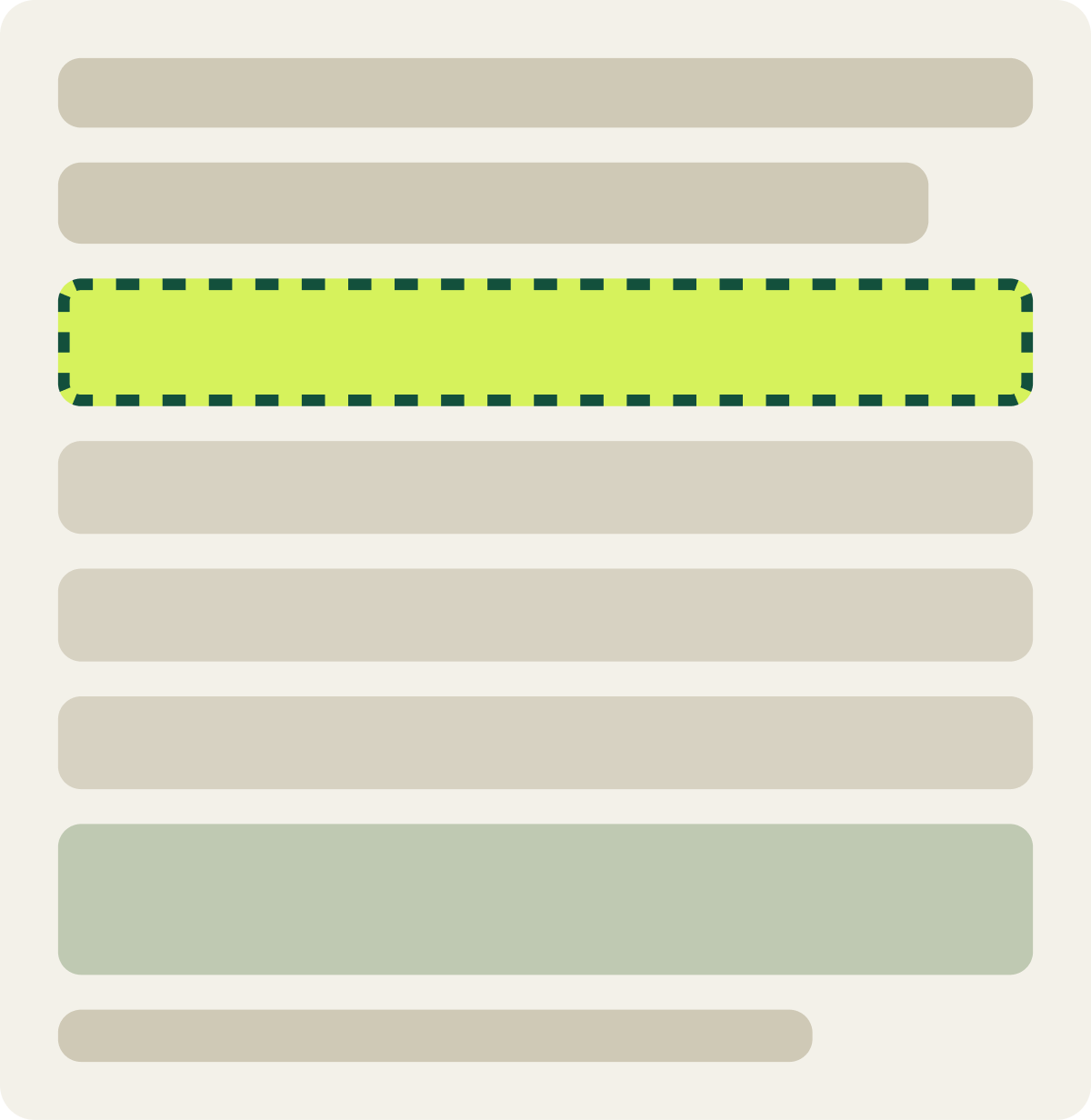 Var A: Program defined in subheadline wireframe