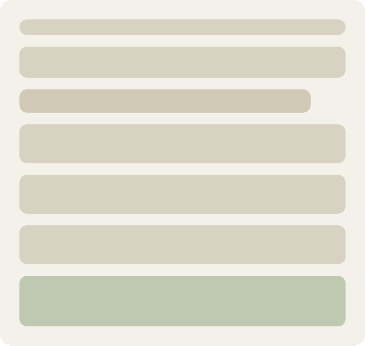 Control wireframe