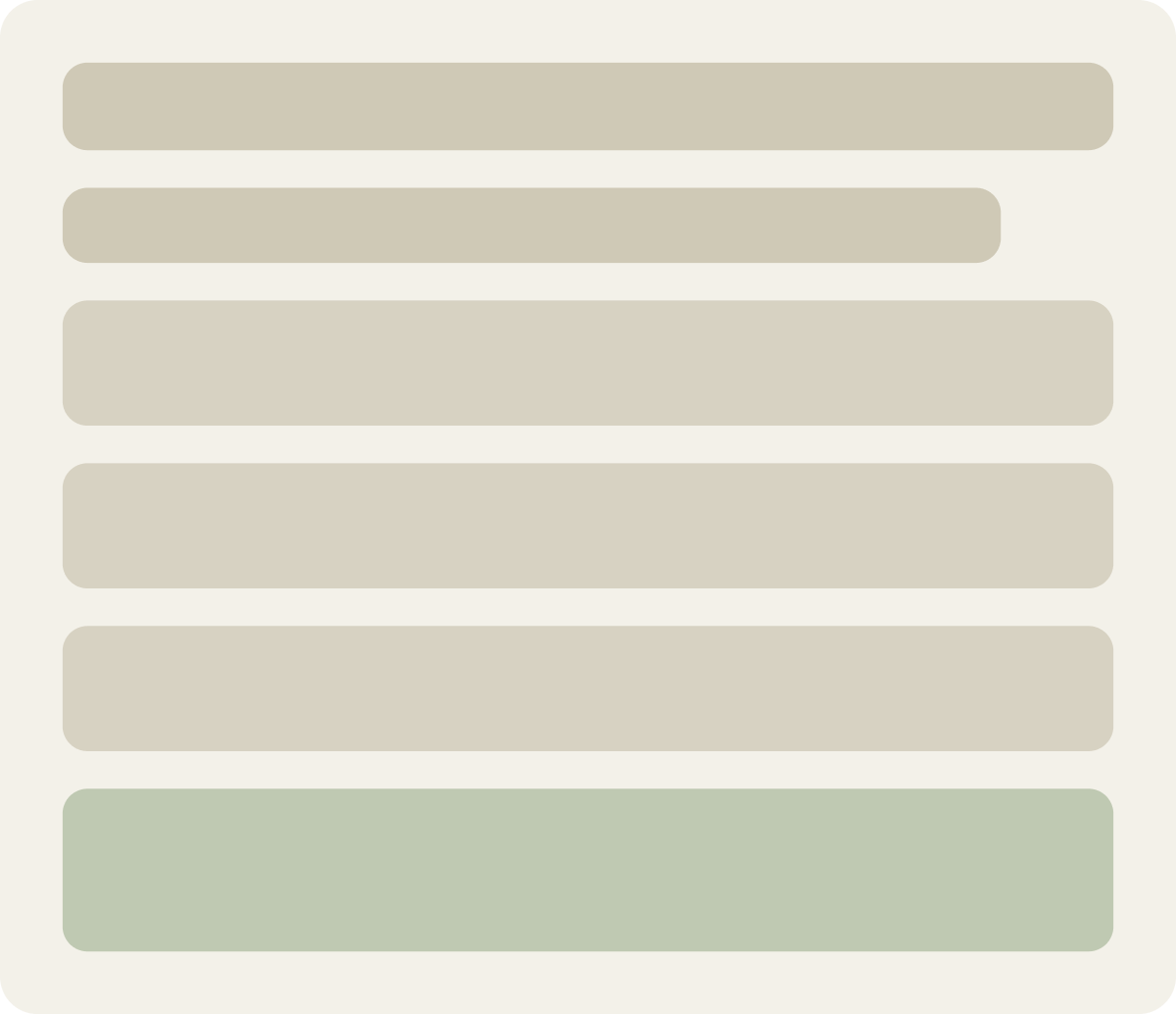Control wireframe