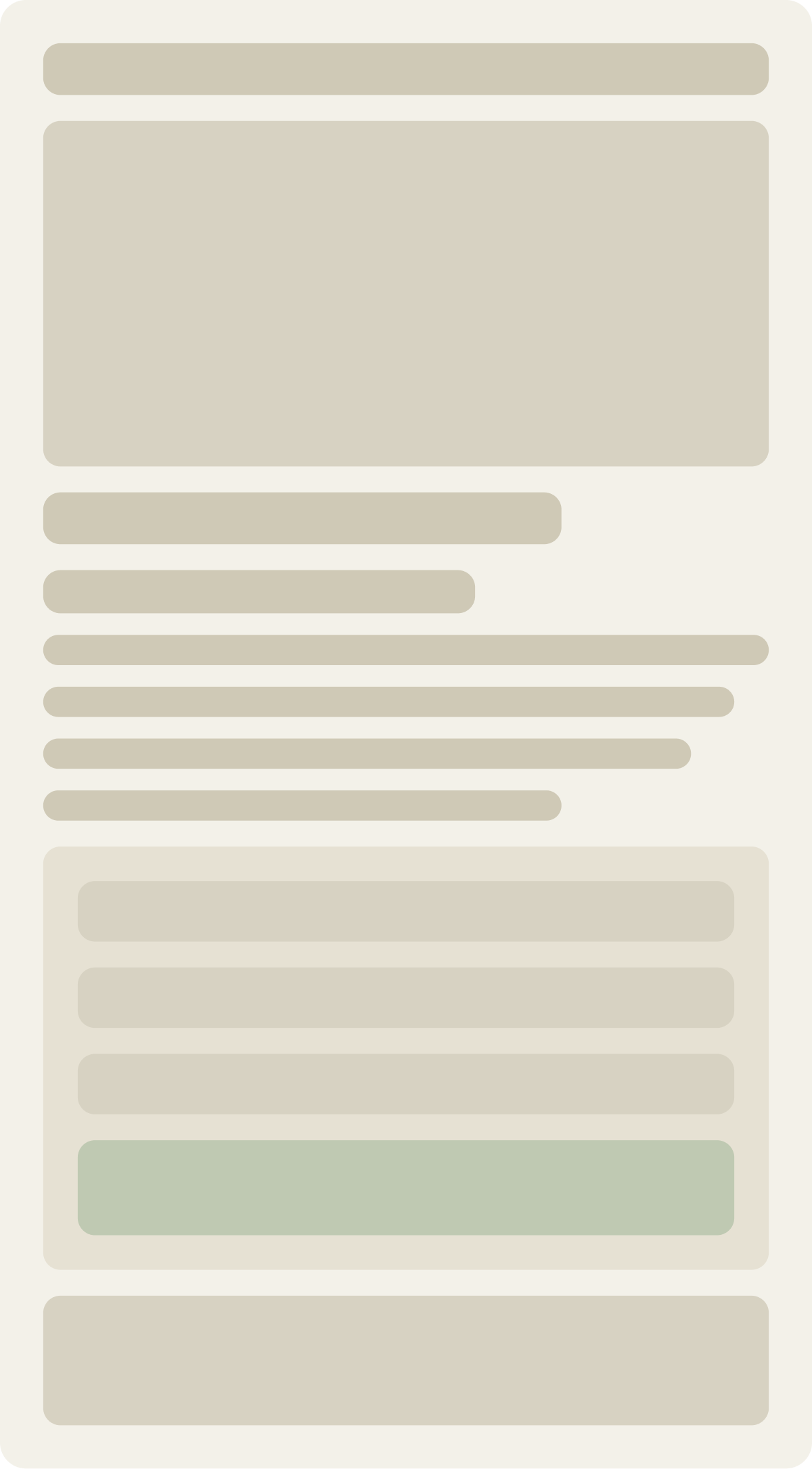 Control wireframe