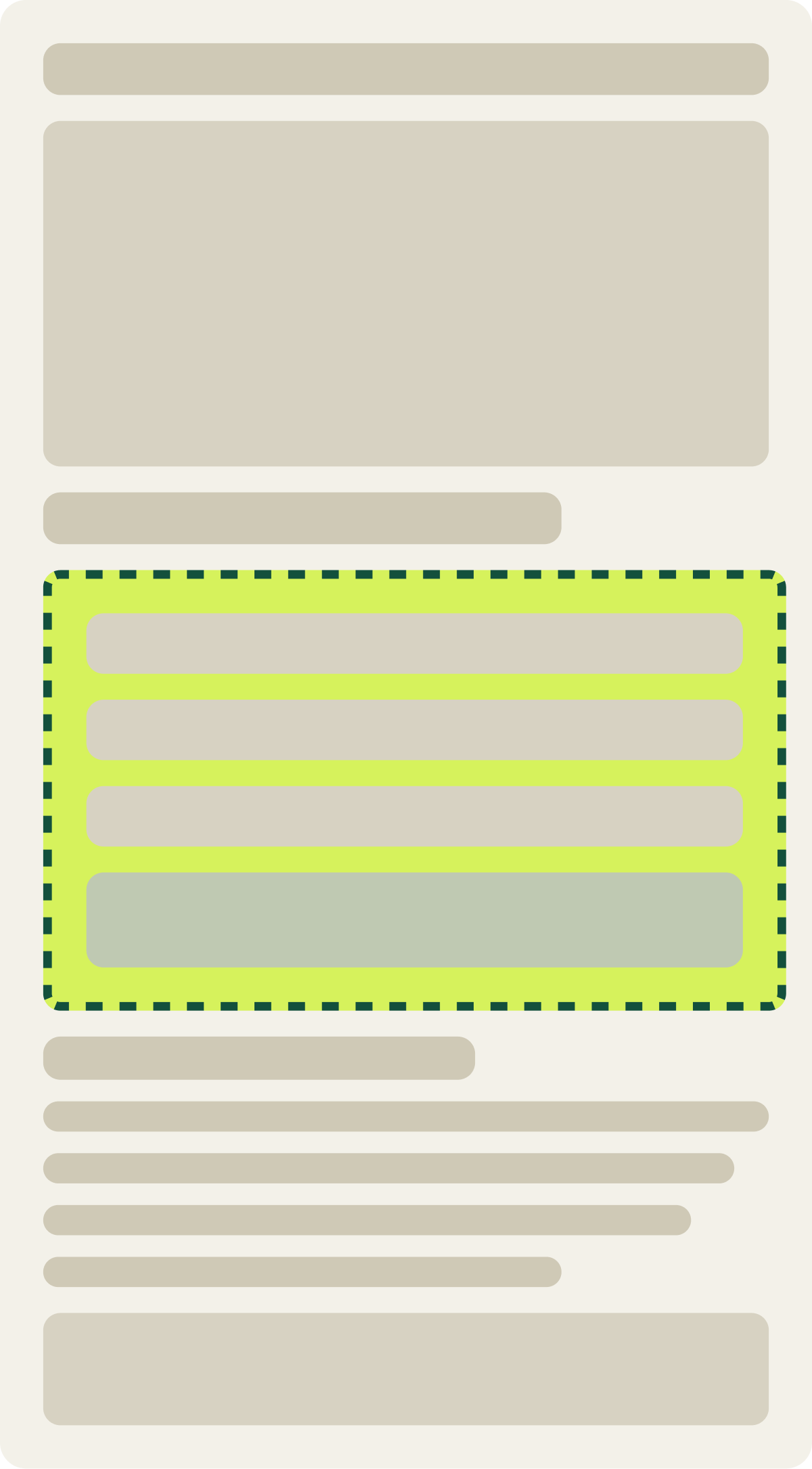 Var A: Lead form first wireframe
