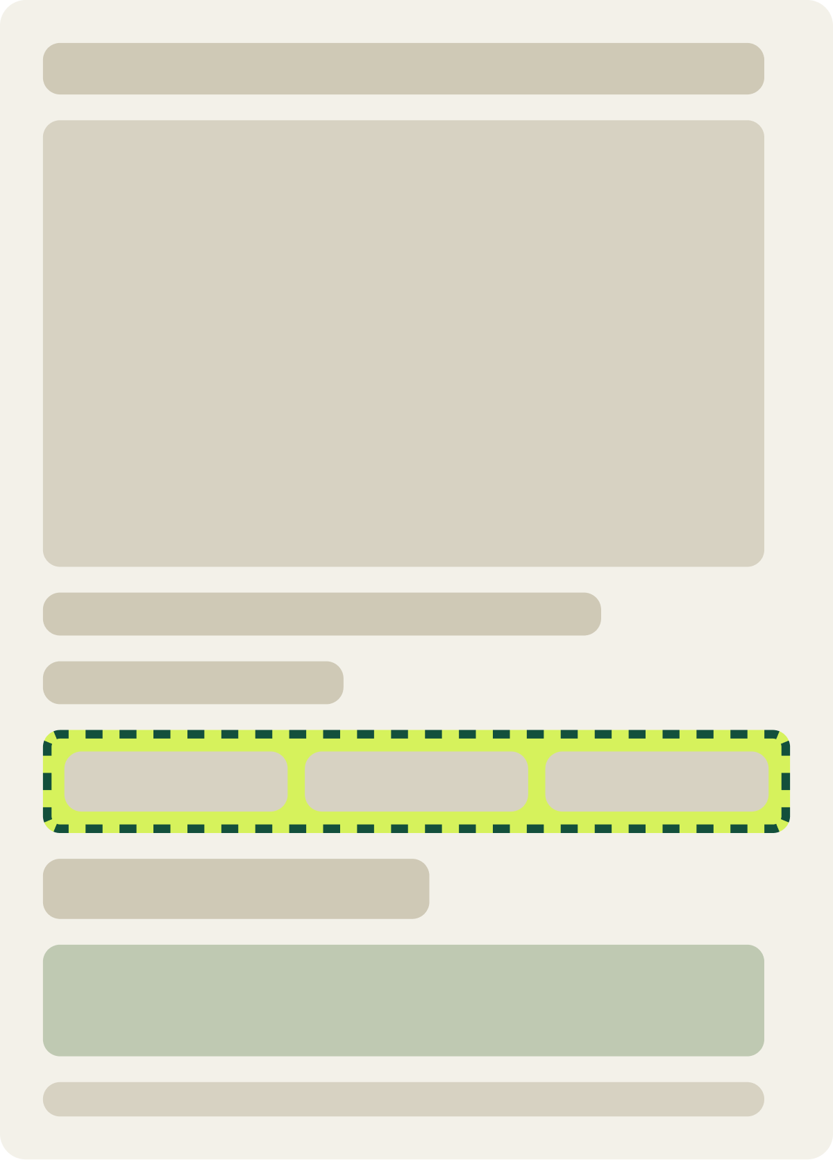 Var A: Single quantity selector wireframe