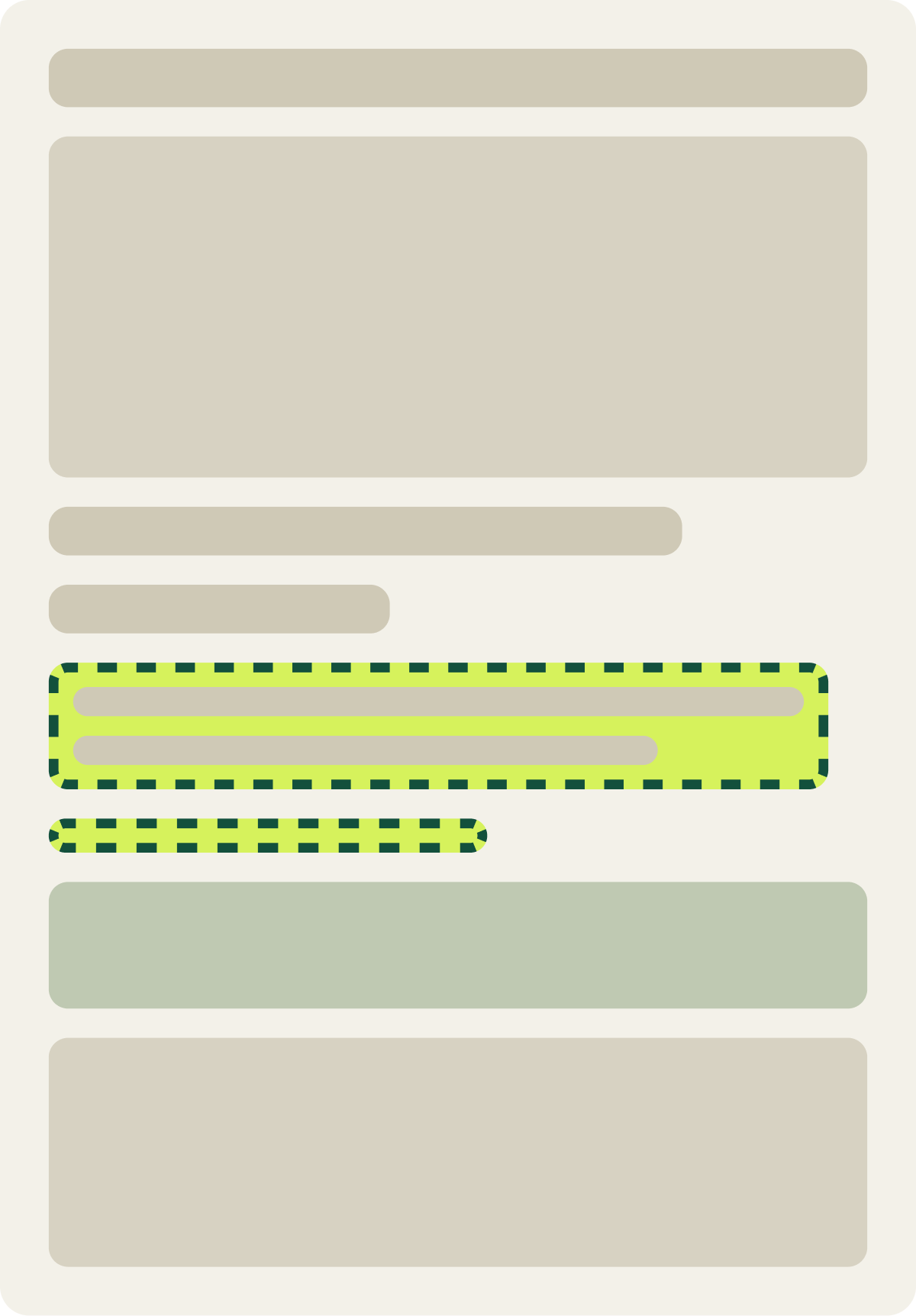 Var A: 2 line value props + units sold wireframe