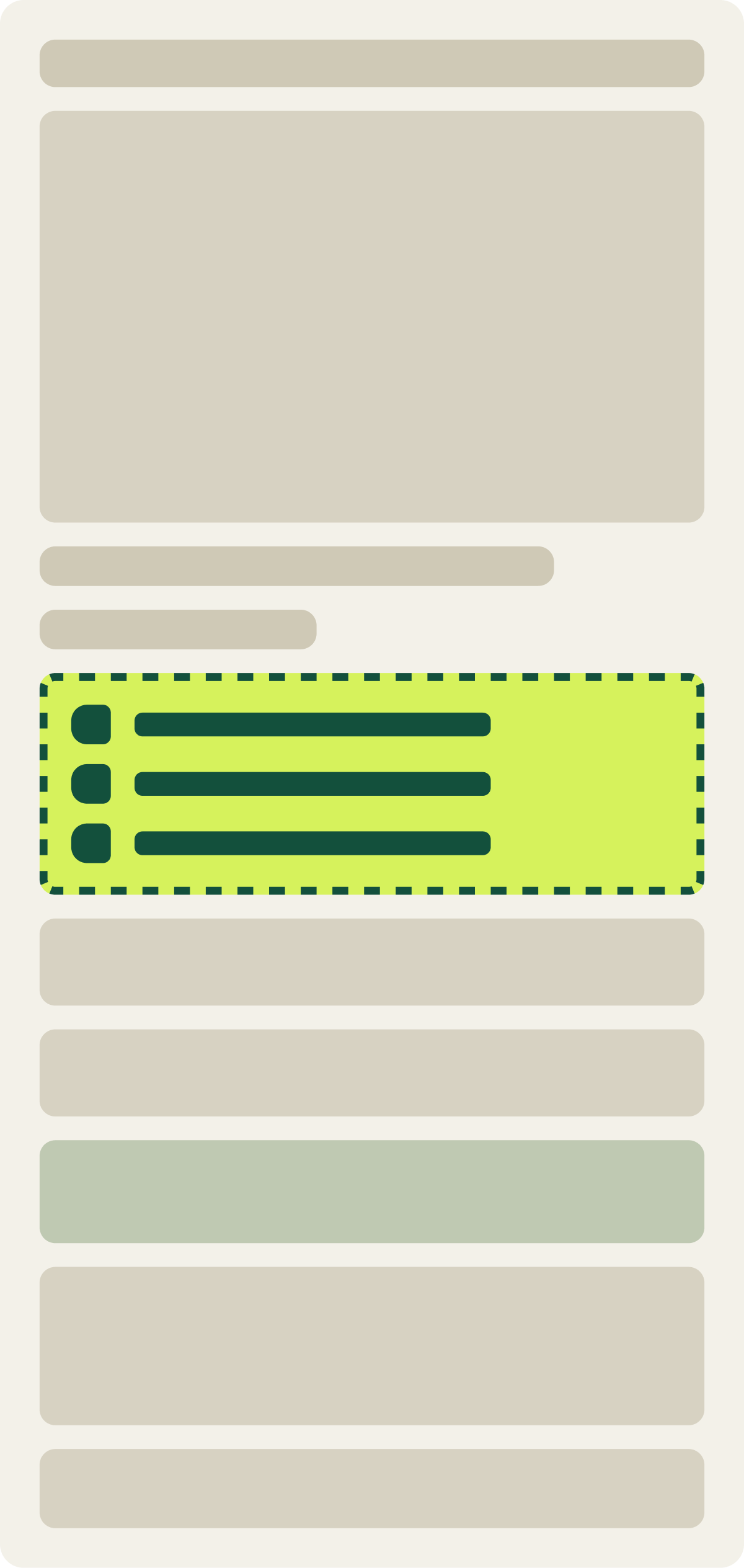 Var A: Value props wireframe